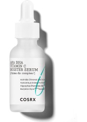COSRX AHA BHA Vitamin C Booster Serum 1.01 fl. oz 30 ml, Face Serum, Brighten, Anti Aging, Plumping Skin, Natural, Fruit