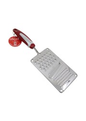 Ascot 3-Way Grater Silver And Red