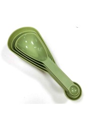 CuisineArt Stackable Measuring Scoops Green 4 PCS