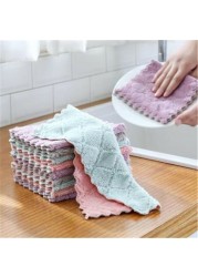 Aiwanto 10Pcs Kitchen Cleaning Towels Wiping Wiper Towel East Water Absorbing Cleaning Towels Car Wiping Towels