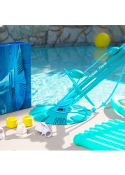 XtremepowerUS Premium Automatic Suction Vacuum-generic Climb Wall Pool Cleaner Sweeper In-Ground Suction Side + Hose Set