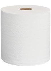 AmazonCommercial 1-Ply White Hardwound Paper Towels (416970) Bulk for Business High Capacity Roll Compatible with Universal Dispensers FSC Certified 800 feet per Roll (6 Rolls)