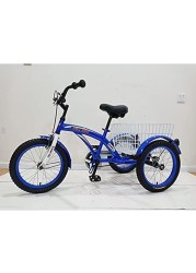Classic 16 Inch Tricycle, Blue, 100% Assembled