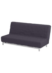 The Heavy Cotton Beddinge Lovas Sofa Bed Cover Replacement is Compatible for IKEA Beddinge Sleeper, A Quality Futon Slipcover Replacement (Cotton Dark Gray)