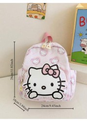 Sanrio حقيبة ظهر كروموني للأطفال للسفر والخروجات الربيعية، حقيبة مدرسية رائعة للحضانة والروضة بطبعات الكرتون