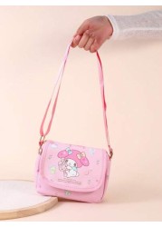 Sanrio زنبيل حامل مفاتيح محفظة نقود هاتف كرتوني للأطفال ماركة ساتريو، حقيبة كروس كيوت على الكتف ل- K T كلب كبير الأ