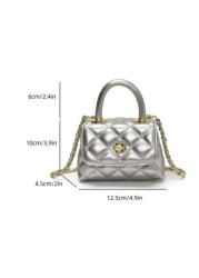 New Mini Embroidered Handbag Tiny Floral Crossbody Bag Solid Color Lipstick Pouch Coin Purse Accessories Bag