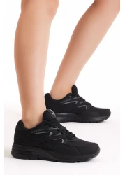 Tonny Black Unisex Black Smoked Sports Shoes 772-0