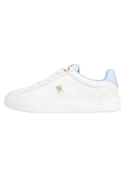 Tommy Hilfiger حذاء رياضي من الجلد بشعار Essential TH