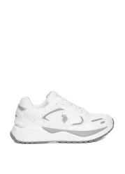 U.S. Polo Assn. Us Polo Assn. 4F Habita 4Pr Women's Walking Shoes - White Gray
