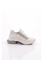 Dgn 30164 Women's Sneakers - Lace-Up and Zip-Up