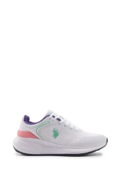 U.S. Polo Assn. Pacific White Women's Sneakers - Cloth Detailed