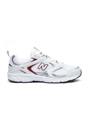 New Balance 408 لايف ستايل ML408WR حذاء رياضي كاجوال للجنسين باللونين الأبيض والأحمر