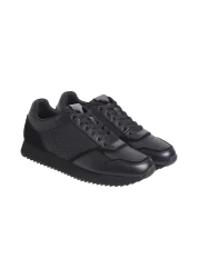Calvin Klein Men's Black Sneakers with Logo