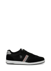 U.S. Polo Assn. حذاء رياضي رجالي أسود من Kares 5fx A 101932516