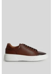 Lufian 111230187 Tommy Casual Tan Leather Men's Sneakers