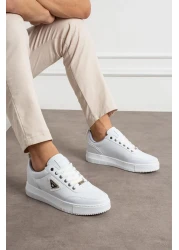 L.A Polo Thick Sole White Men's Snekaer