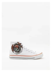 Harley Davidson 023m100358 Pittsburgh White Men's Sneaker