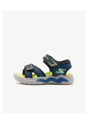 Skechers صندل Erupters 4 Big Boy المضيء - أزرق داكن 401670 L Nvbl