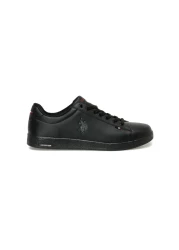 U.S. Polo Assn. يو اس بولو اسنحذاء فرانكو الرياضي الأسود للرجال