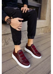 Chekich CH253 CBT Mirror - Non Men's Burgundy Shoes