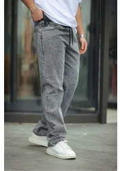 comstar Men's Baggy Comfortable Fit Waist Elastic Pants