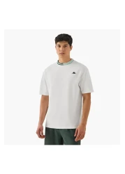 Kappa Kappa Logo Print T-shirt with Contrast Trim