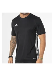 adidas تي-شيرت رجالي مريح سادة مناسب للاستخدام اليومي والرياضة