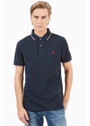 Timberland Navy Blue Men's T-Shirt (Model Code: tb0a26ms4331)
