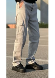 ElitWear بنطال فضفاض بجيب كارجو مريح للرجال