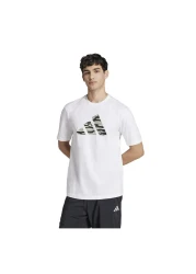 adidas تي شيرت رجالي بشعار مموه M C Jı6770 أسود/أسود/أبيض