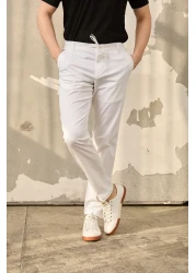 RAVANELLI Men's Regular Fit Relaxed Fit Chino Pants