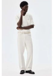 H&M Regular Fit Linen-blend resort shirt
