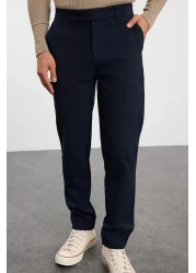 Trendyol Collection Navy Blue Slim Fit Italian Cut Chino Fabric Pants Tmnaw23Pl00034