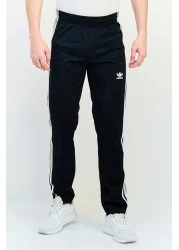 adidas Men Regular Fit Embroidered Training Track Pants, Black
