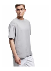 Koton Short Sleeve Cotton Crew Neck Basic Oversize T-Shirt