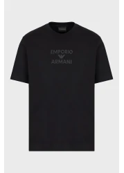 Emporio Armani Cotton Regular Fit Crew Neck Men's t Shirt - Logo Printed Em 000780 Af12926