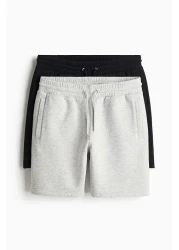 H&M 2-pack Regular Fit sweatshorts
