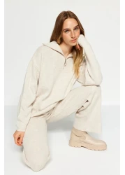 Trendyol Collection Wide Fit Zippered Knitwear Set - TWOAW24AU00026