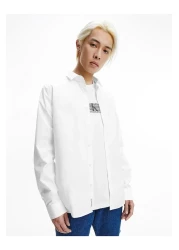 Calvin Klein Ck Chest Logo Slım Stretch Shirt
