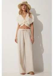 Happiness İstanbul Loose Linen Trousers
