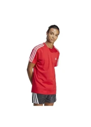 adidas تي شيرت Essentials Single Jersey ذو 3 خطوط