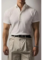 Oksit Jabbel Old Money Deep V-Neck Men's Tshirt