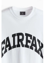 H&M Loose Fit Printed T-shirt