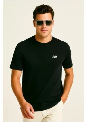 New Balance Nb Classic Basic Logo Men's Black Tshirt