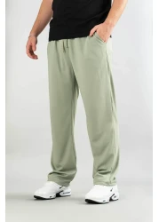 bombe Men's Black Comfortable Fit Bagy Pants Fabric Belted Drawstring Lycra Fabric Canvas Blend Trousers