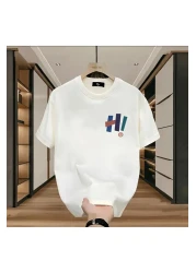 Medinenur Chest Printed Basic T-Shirt