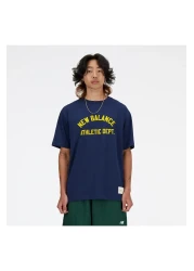 New Balance Men's Gray T-Shirt Mt41514