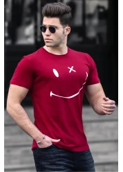 Madmext Claret Red T-Shirt 5060