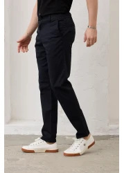 RAVANELLI Men's Regular Fit Relaxed Cut Chino Trousers Bright